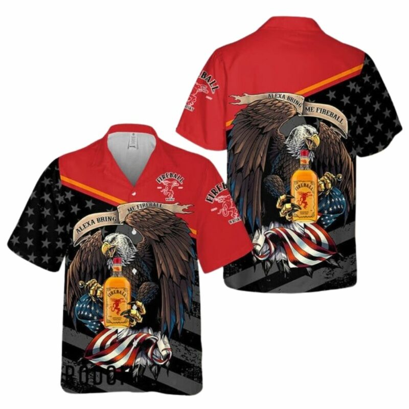 Alexa bring me fireball whisky hawaiian shirt 1
