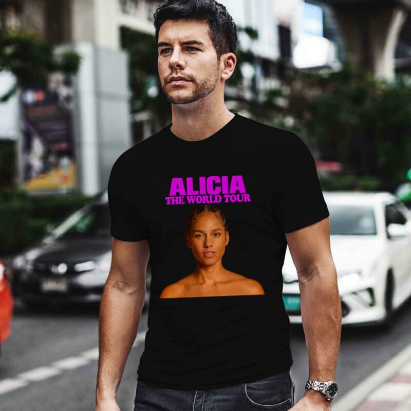Alicia Keys The World Tour 2022 Purple Art 4 T Shirt