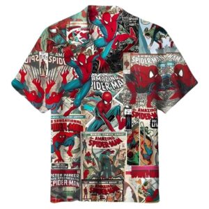 Amazing Spider Man Pattern Hawaiian Shirt