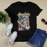 American Flag Jimi Hendrix 2 T Shirt