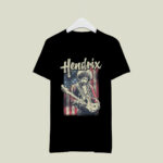 American Flag Jimi Hendrix 3 T Shirt