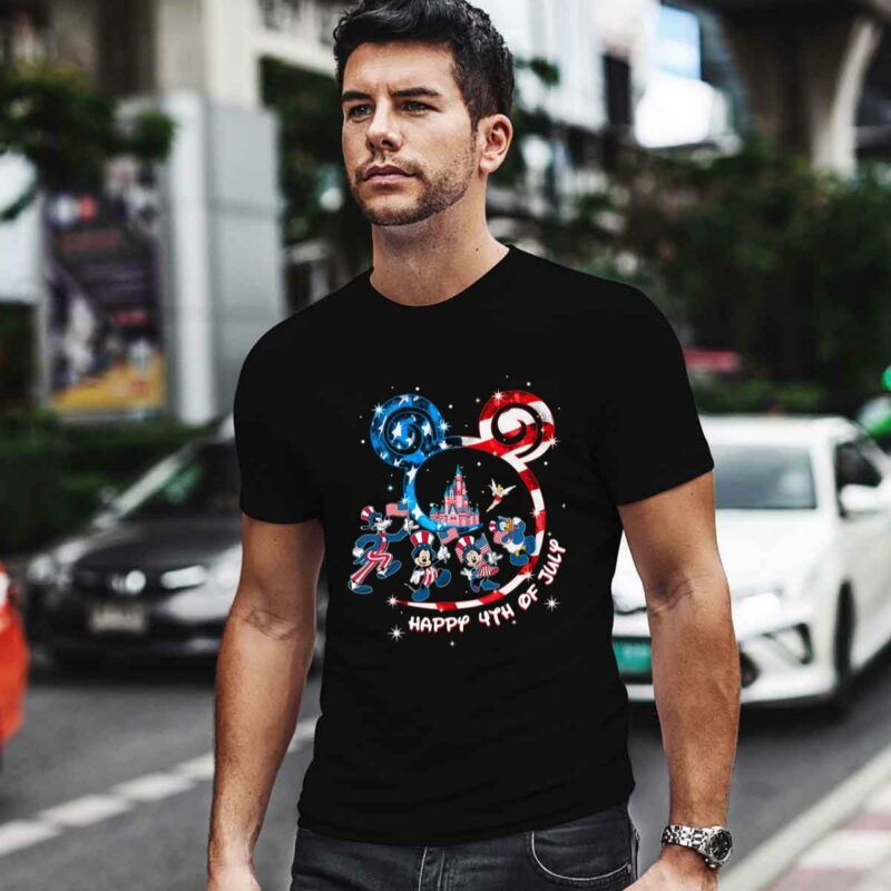 American Mickey Mouse And Friends Happy 4Th Of July T 0 T Shirt