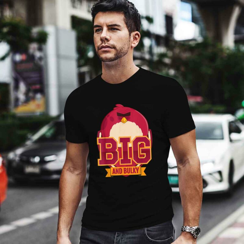 Angry Birds Terence Text Big 4 T Shirt 1
