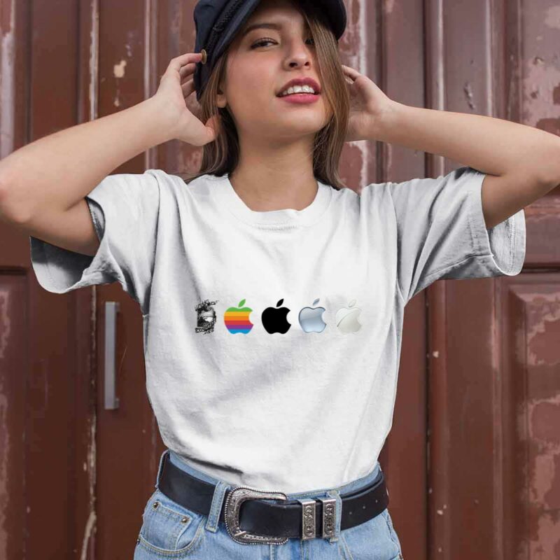 Apple Logo Evolution History 0 T Shirt