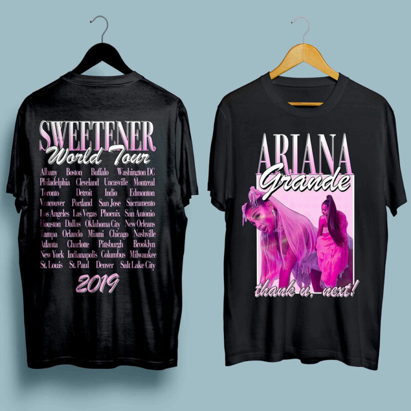 Ariana Grande Thank U Next Sweetener World Tour Front 4 T Shirt