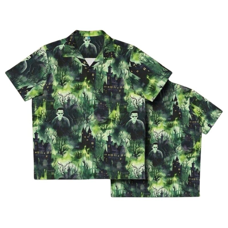 Artistic flair frankensteins nightmare hawaiian shirt 1