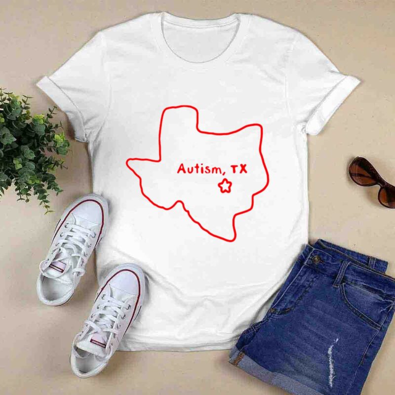 Autism Tx Texas Map 0 T Shirt
