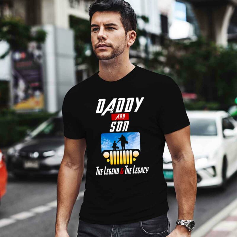 Avenger Endgame Daddy And Son Jeep The Legend And The Legacy 0 T Shirt