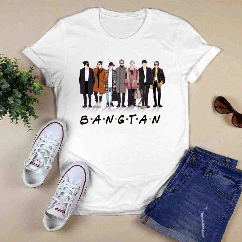 Bts Bangtan Boys Group Anime 5 T Shirt