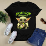 Baby Yoda Hug Jameson Irish Whiskey Irish Green 4 T Shirt