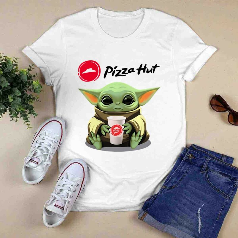 Baby Yoda Hug Pizza Hut 0 T Shirt