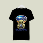 Baby Yoda Hug Subaru 4 T Shirt