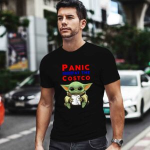 Baby Yoda Panic at the Costco 0 T Shirt