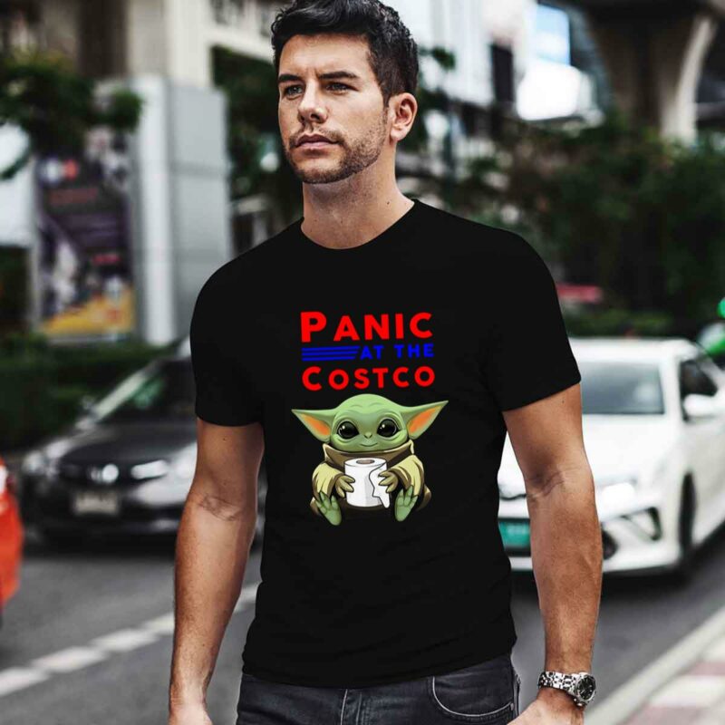 Baby Yoda Panic At The Costco 0 T Shirt