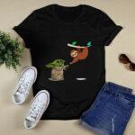 Baby Yoda and Sloth 3 T Shirt