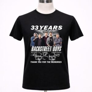 Backstreet Boys 33 Years 1993-2026 Thank You For The Memories Shirt