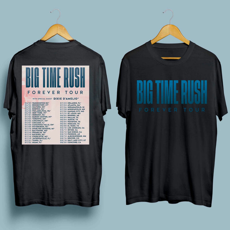 Big Time Rush Forever Tour 2022 Pop Band 4 T Shirt
