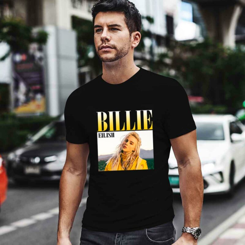 Billie Eilish Inspired Homage Vintage 90S 4 T Shirt