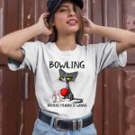 Black Cat Bowling Because Murder Is Wrong 0 T Shirt