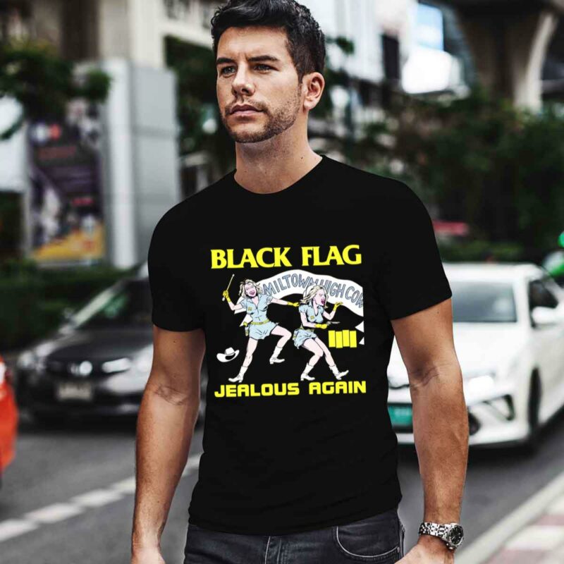 Black Flag Jealous Again 4 T Shirt