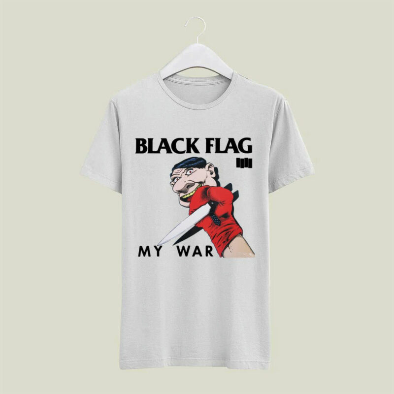 Black Flag My War 4 T Shirt