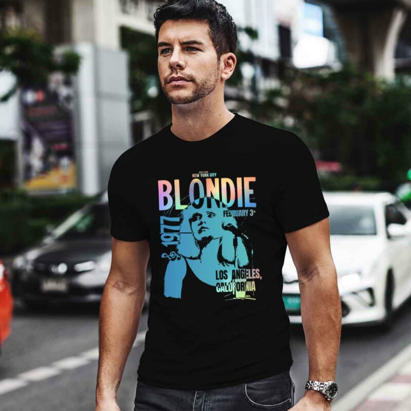 Blondie 1977 Band 4 T Shirt