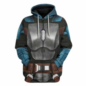 Bo Katan Costume Star Wars All Over Print Hoodie