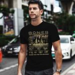 Bones Tv Series 19Th Anniversary Signatures Thank You for the Memories 0 T Shirt