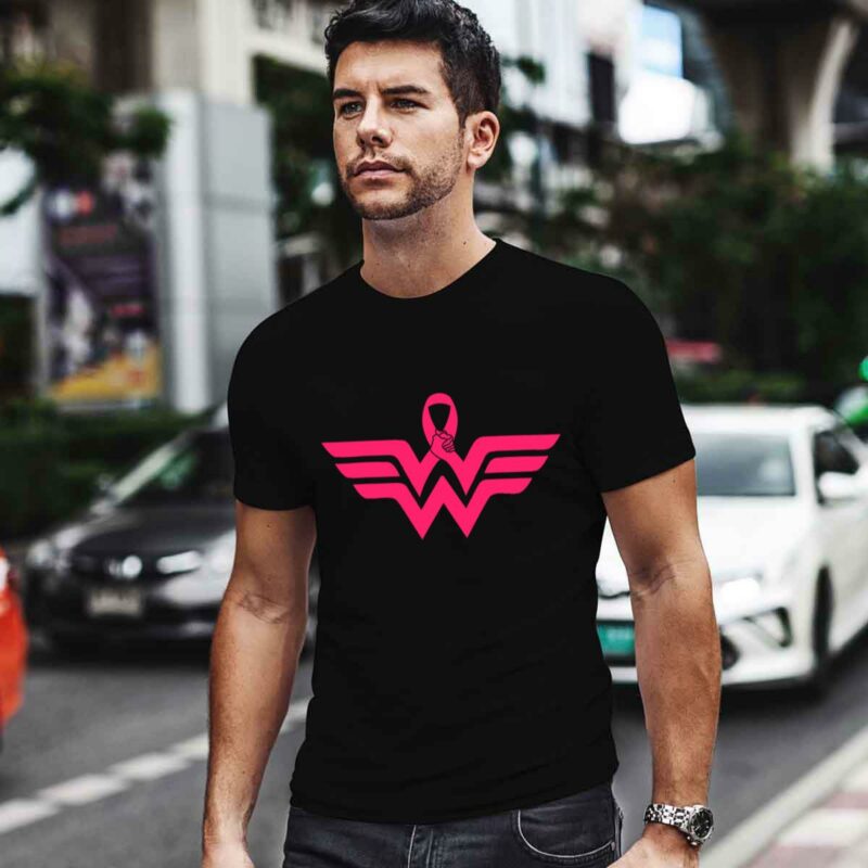 Breast Cancer Awareness Wonder Hero Woman 0 T Shirt