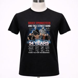 Bruce Springsteen And The E Street Band 54 Years 1972-2026 Signatures Shirt