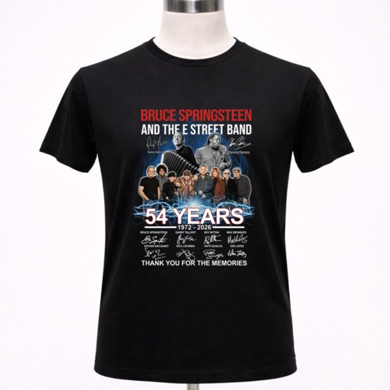 Bruce Springsteen and The E Street Band 54 years 1972 2026 Signatures 1 T Shirt 5