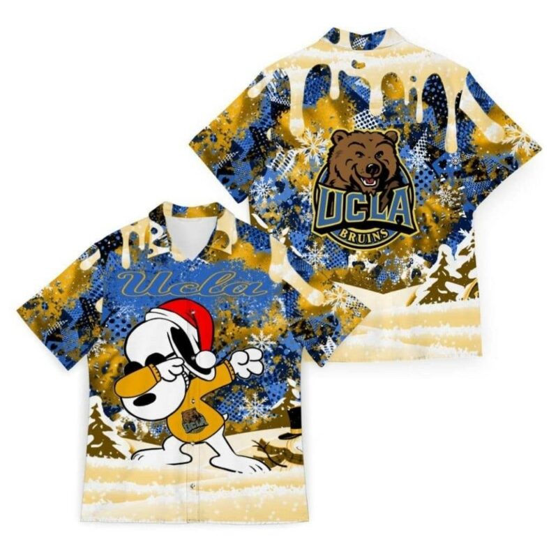 Bruin snoopy christmas hawaiian shirt 1