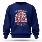 Buccaneers 50th Anniversary 1976 2026 Players Signatures Thank You For The Memories 8 Sweatshirt.jpg
