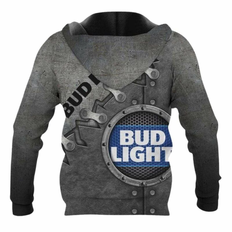 Bud Light Mechanical All Over Print Hoodie