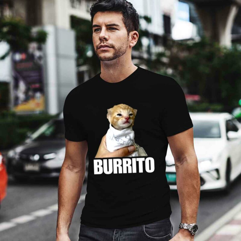 Burrito Cat Cringey 0 T Shirt