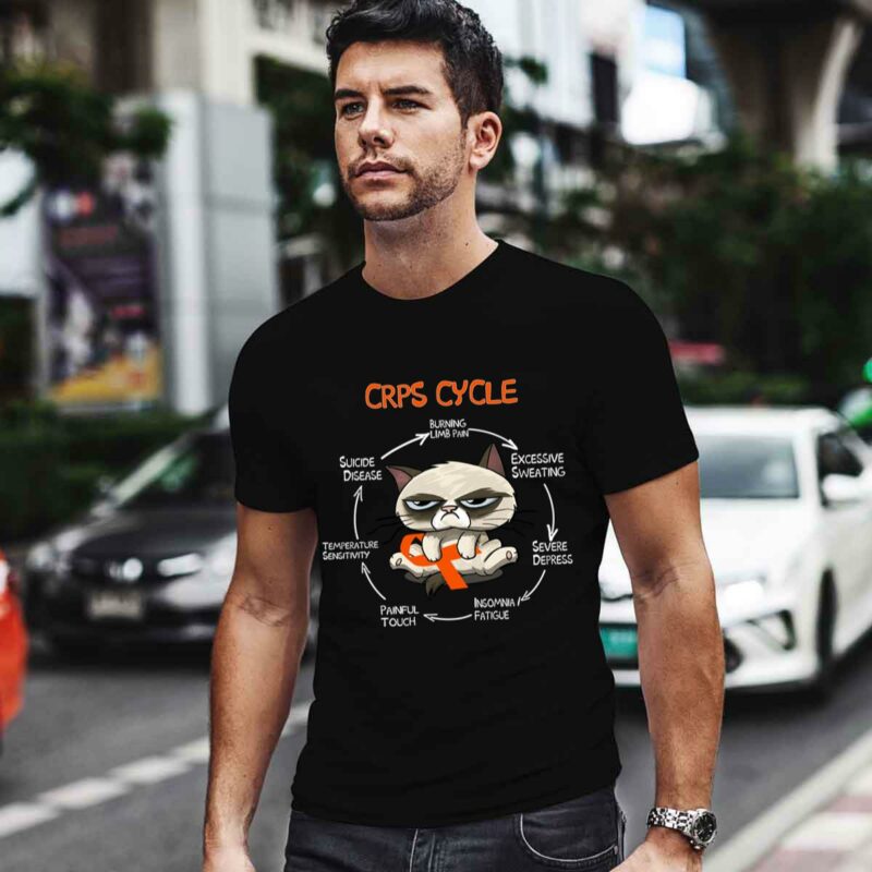 Crps Cycle Burning Limb Pain Excessive Sweating Severe Depression Insomnia Fatigue Painful Touch Temperature Sensitivity Suicide Disease 1 0 T Shirt