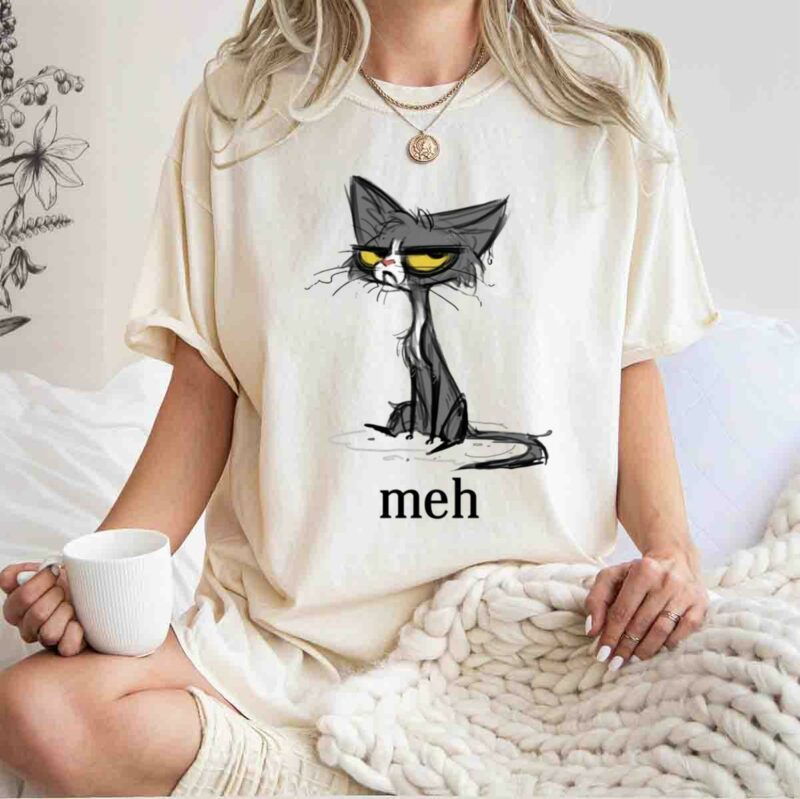 Cat Meh 5 T Shirt