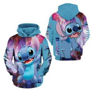 Character Stitch Galaxy All Over Print Hoodie