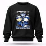 Charlie Brown And Snoopy Colts 73th Anniversary 1953 2026 Thank You For The Memories 3 Sweatshirt.jpg