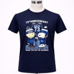Charlie Brown And Snoopy Colts 73th Anniversary 1953 2026 Thank You For The Memories 6 T Shirt.jpg