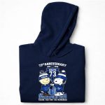 Charlie Brown And Snoopy Colts 73th Anniversary 1953 2026 Thank You For The Memories 7 Hoodie.jpg
