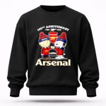 Charlie Brown and Snoopy x Arsenal FC 140th Anniversary 1886 2026 3 Sweatshirt.jpg