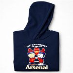 Charlie Brown and Snoopy x Arsenal FC 140th Anniversary 1886 2026 7 Hoodie.jpg