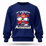 Charlie Brown and Snoopy x Arsenal FC 140th Anniversary 1886 2026 8 Sweatshirt.jpg