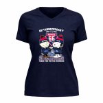 Charlie Browns And Snoopy Patriots 66th Anniversary 1960 2026 Thank You For The Memories 9 Womens V Neck.jpg