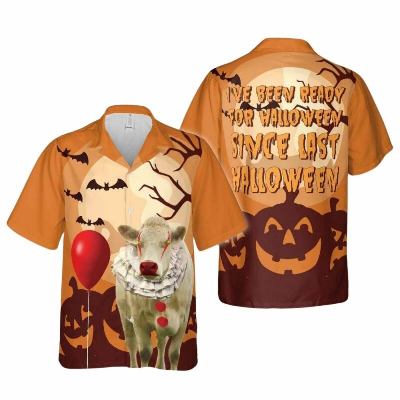 Charolais halloween ready unique hawaiian shirt 1