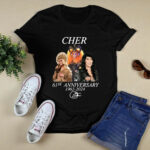 Cher 61st Anniversary 1963 2024 Signature 2 T Shirt