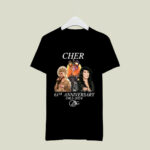 Cher 61st Anniversary 1963 2024 Signature 3 T Shirt