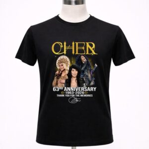 Cher 63rd Anniversary 1963-2026 Thank You For The Memories Shirt
