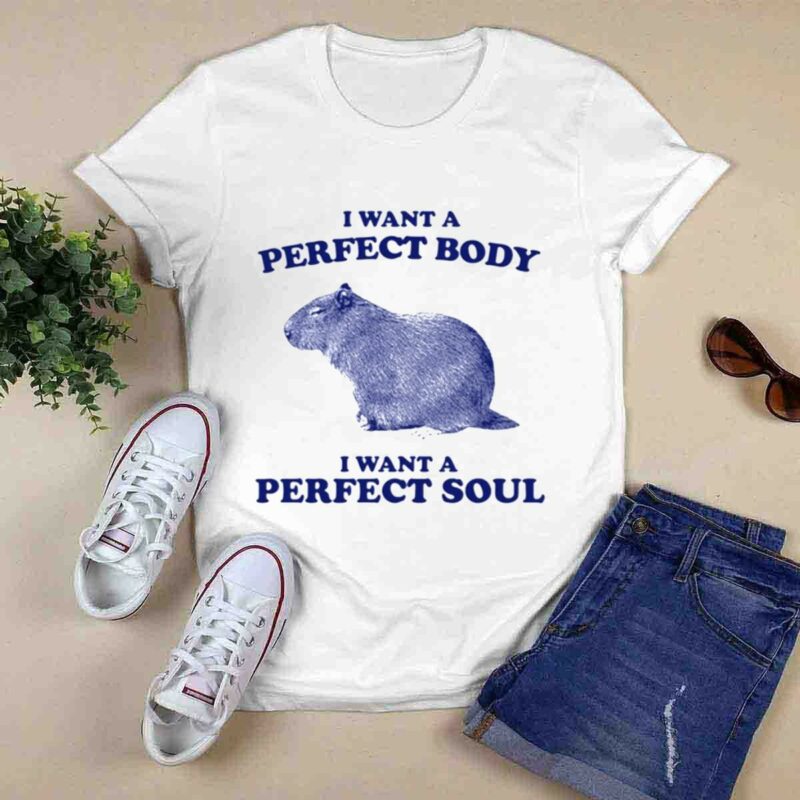 Cherie Priest Wearing I Want A Perfect Body I Want A Perfect Soul 0 T Shirt